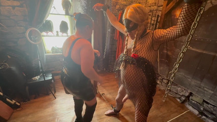 Part 1:- Domina Satana and Her Slave Called Slave Andrew.