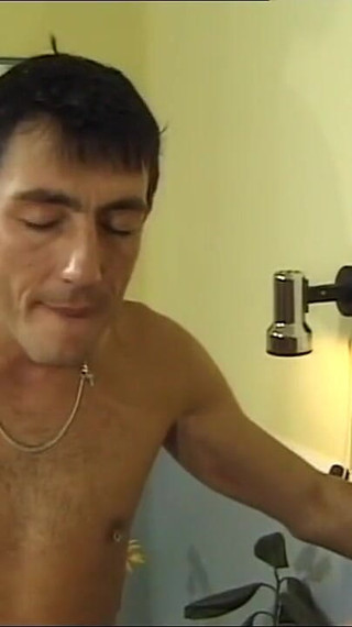 Hot MILF with Big Tits Fucked and Cummed on Feet by Two Huge Vintage Cocks