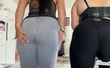 Big Asses in Leggings - Crazy Farts