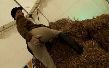 Caroline De Lys an unfaithful slut with a shaved pussy and light hair fucks a big cock with her pussy