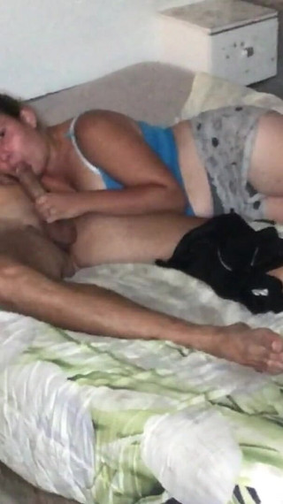 I Dare My Wife to Make Me Cum She Ends up Giving in and I Fill Her Mouth with Cum and It Makes Her Disgust