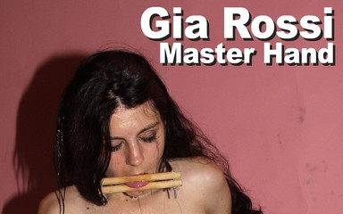 Gia Rossi & Master Hand BDSM Clamped Vibrated Shaven