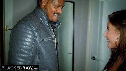 BLACKEDRAW - Horny model meets BBC and gets dominated