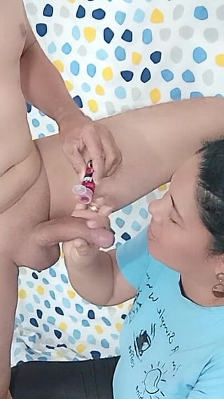 Beautiful Girl Sucking Deep Throat