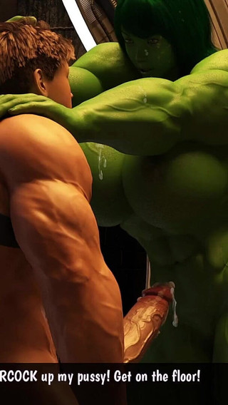 Shehulk Destruction Anal Cockham Superheroes 40