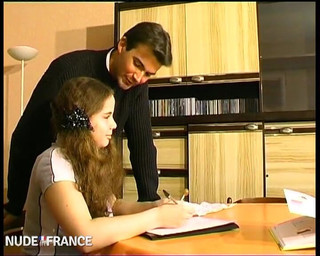 Pamela Gets Fucked by Her Teacher and a Classmate!