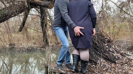 On Mother-in-law's Wet Pussy with Your Palm