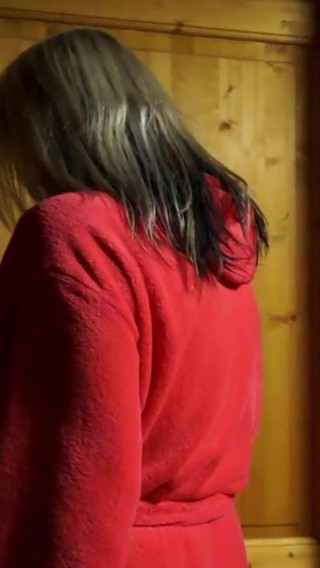 Busty French MILF Playes with Her Pussy in Camp