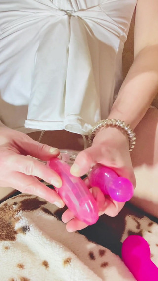 Sexy White Outfit with Vibrators