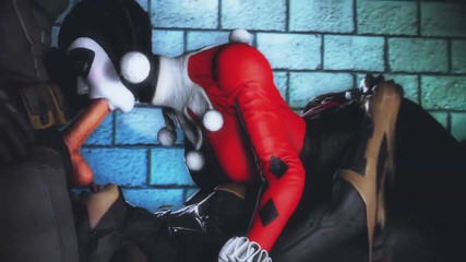 Harley X Batgirl Sharing Batmans Huge Dick