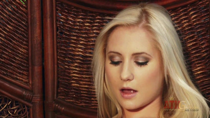 Odette Delacroix seductively masturbates among some pillows