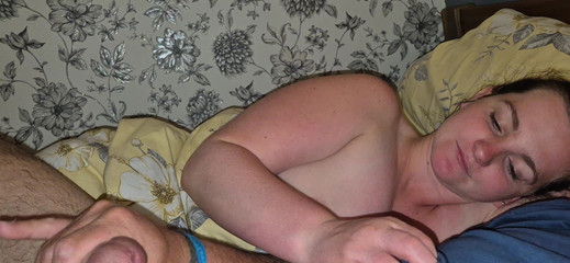 Wanking While My Wife Watches