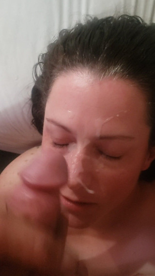Another Cum Dumpster Homemade Facial Cumshot