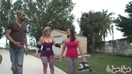 Busty Cougars Sara Jay & Kendra Lust for Cock