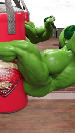 Nude Flexing Session