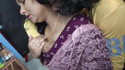 Vaishnavy Saree Removal and Hot Romance with Boobs Kiss Ass Kiss Lip Lock and Hot Fuck with Sex of Mallu Couple