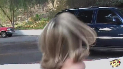 A Beautiful Brunette in Fishnet Stockings Thanks the Guy While He Drills Her Tight Ass