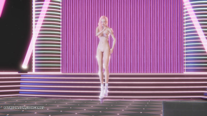 [mmd] Overdose Seraphine Sexy Hot Striptease Dance League of Legends Uncensored Hentai