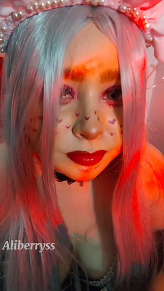 E-girl Sucking and Licking Your Balls