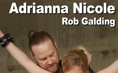 Rob Galding & Adrianna Nicole BDSM femsub clamps