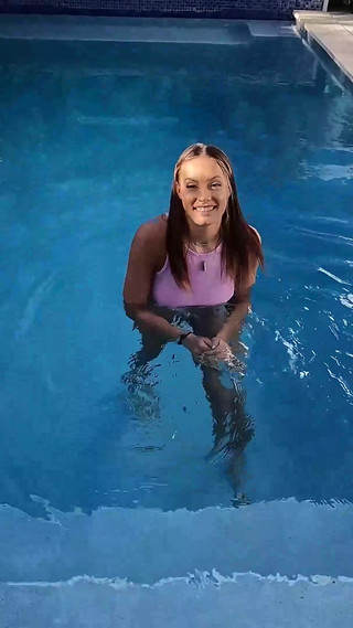 Holy Hell! Skinny Dippin' Sex with Stepsis