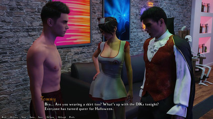 Being a Dik 0.9.1 Vixens Part 286 Horny Halloween Party by Loveskysan69