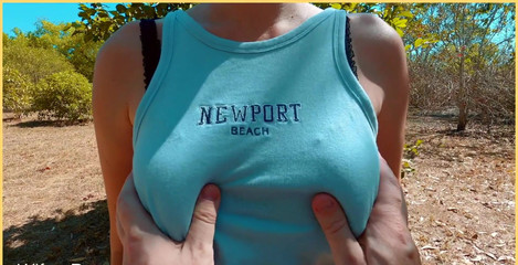 You Get to Grab My Tits in Public POV