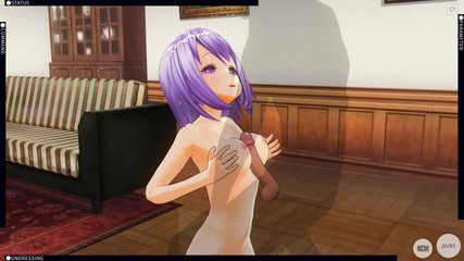 3D Hentai Cute Teen Cute Girl Breastfeeding Cock