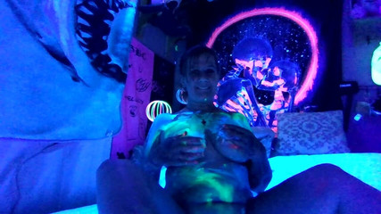 I Play with Myself and Some Body Paint for My First Video