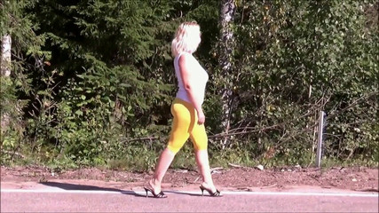 Yellow Big Ass Flashing Outdoor