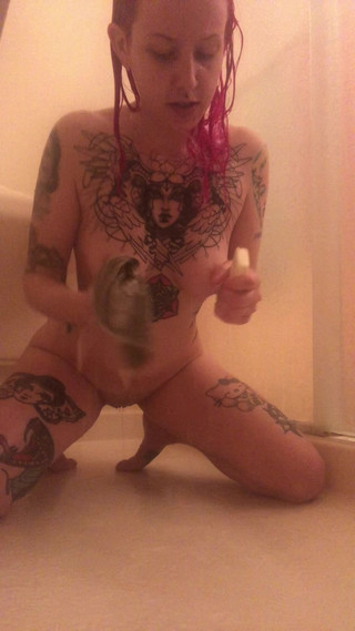 Cleaning the Shower 1