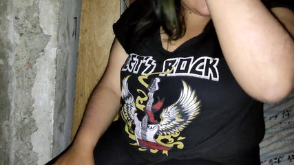 POV Fat Busty Stepsister Sucks Me off so I Won't Talk About Her Tinder Dates, Homemade