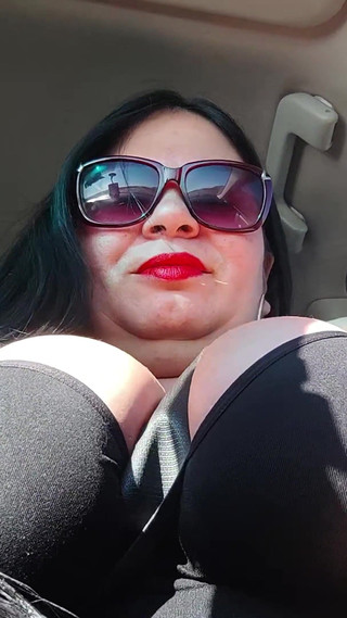 Sharing My Tits in Outdoor Public Route