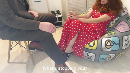 My Wife Fucks with a Psychoanalyst, She Does Not Understand What She Is Doing, Brings Herself to Orgasm.