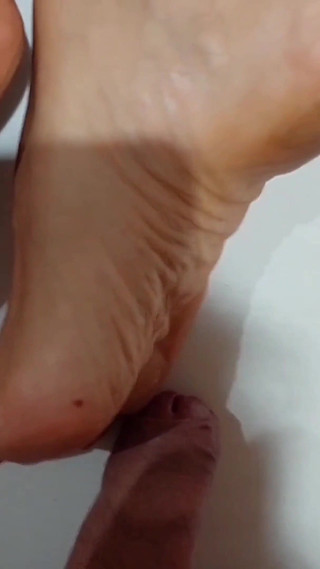 Amateur Blonde Mature Wife Enjoys Sexy Feet Worship