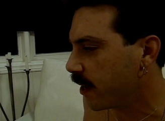 Two busty babes pleasing each other's cunt and a lucky guy's cock