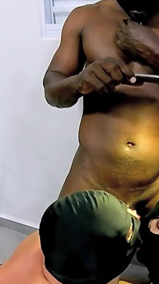 Load monster black cock breastfeeding couple with a lot of cum real homemade interracial cuckold