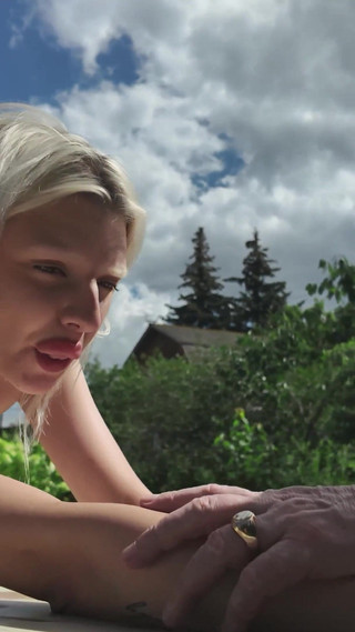 Voyeur Grandpa Watches Us Ass Fucking