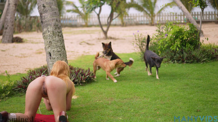 Fuck Machine: Outdoor Risky Photoshoot & Sexy Play 4K