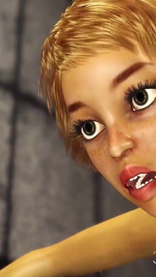 Cuffed sexy blonde with many boobs gets fucked rough by a huge black cock in the prison