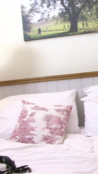 Sabrina J & Minnie Manga, teen lesbian girls in college uniform with their strapon