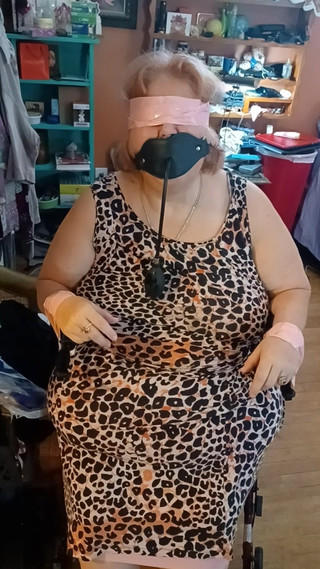 Short Clip of My Newest Gaged Tied up