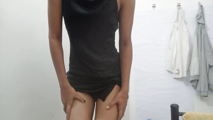 Fingering Tight Pink Pussy of My Stepsister White Cream Came Out of Her Pussy