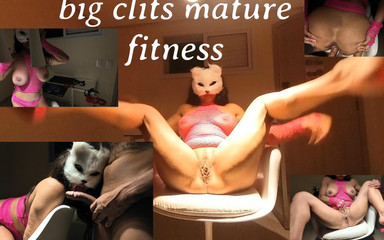 52 Year Old Mature Woman Showing Her Clitoris and Having Sex on the Chair (danifitness)