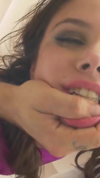 Cute teen brunette Taylor Reed gets face and pussy fucked by date