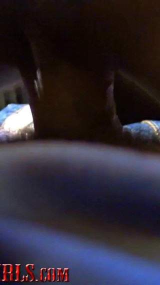 Beautiful Black Teen Addicted to Mature White Cock