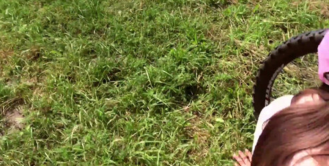 Ride Bicycles to Nature and I Fucked Her in Doggy Style