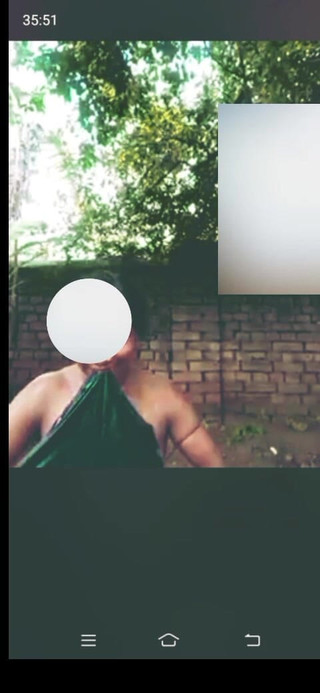 Desi Girl Is Taking a Bath Outside