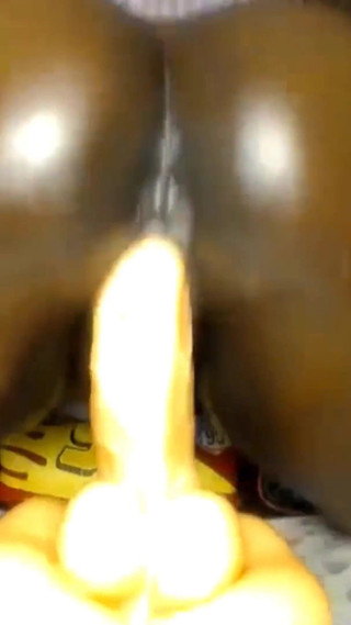 Bouncing My Booty Riding Monster Dildo Screaming Moaning Orgasm