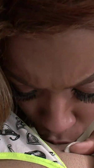 Emily Benjamins & Florence Dolce, choco beauties like licking action